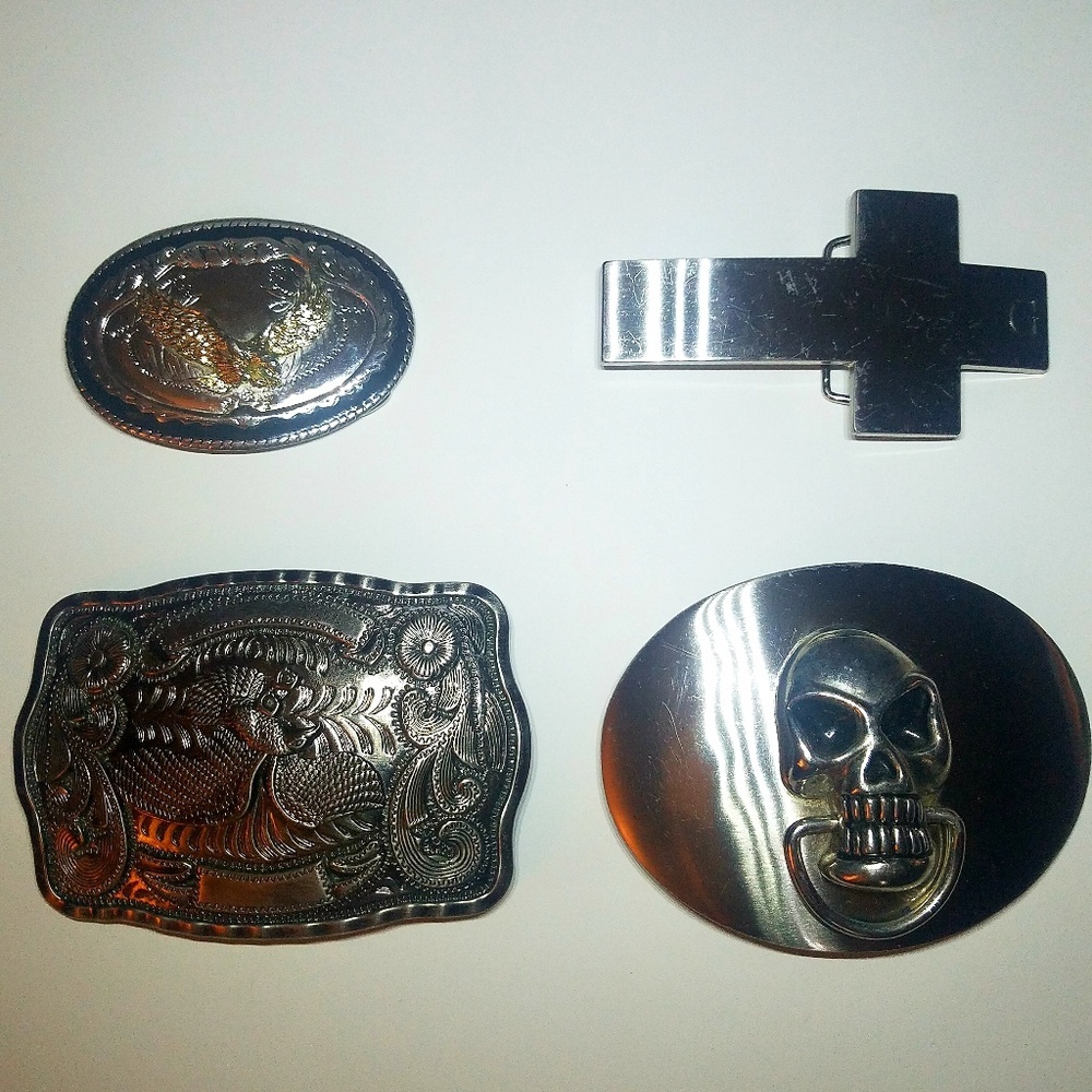4 Belt Buckles any 2 for 50